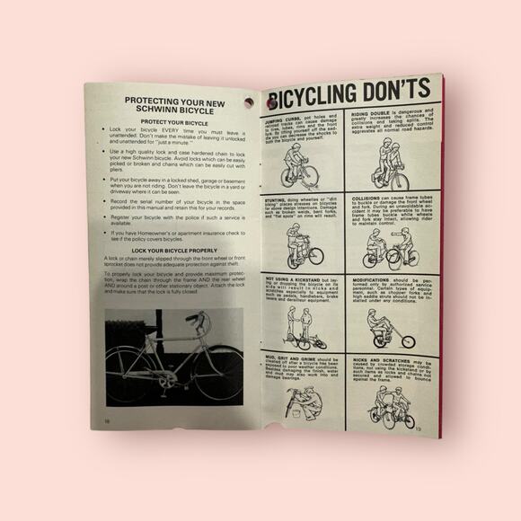 1978 Schwinn Lightweight-Middleweight Three Speed & Coaster Brake Owners Manual - Picture 2 of 2